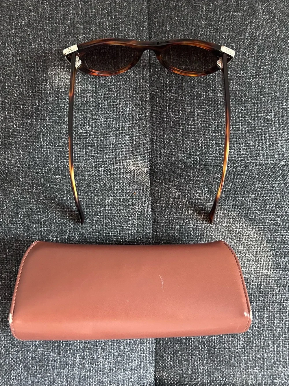 Tortoiseshell Cat-Eye Sunglasses with Silver Accents - Vintage Ralph Lauren